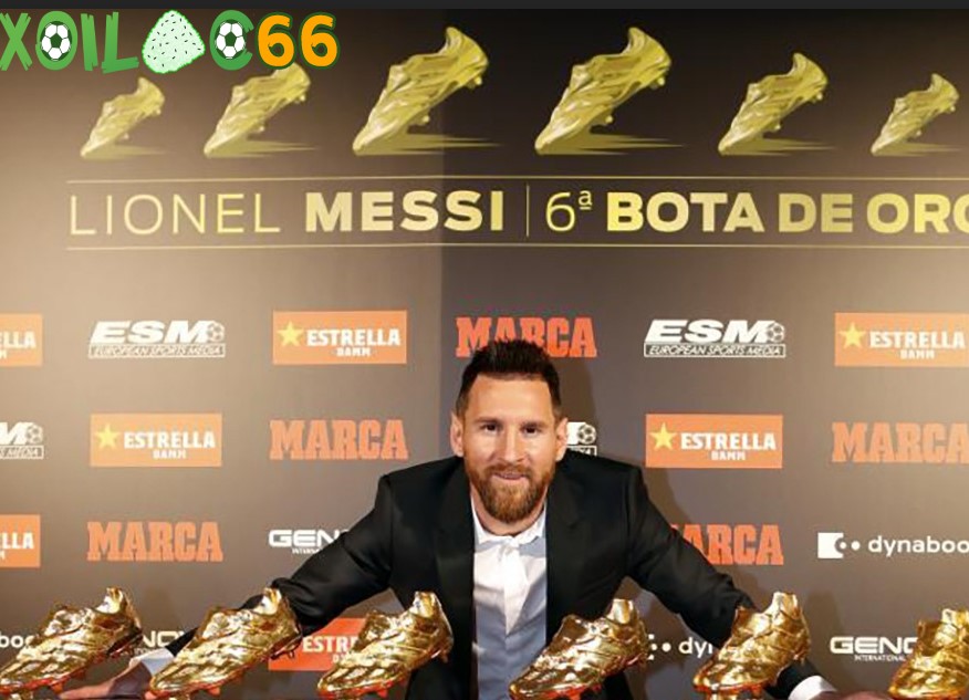 Messi có bao nhiêu chiếc giày vàng?