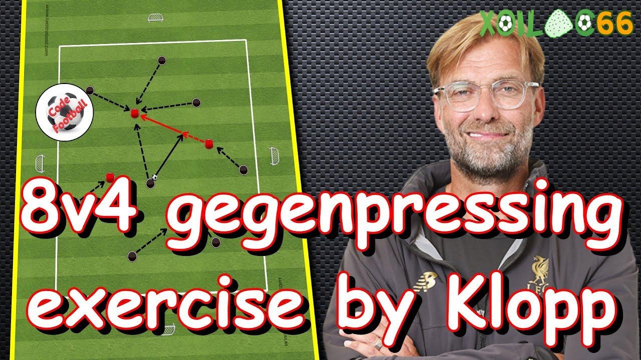 Klopp với chiến thuật Gegenpressing