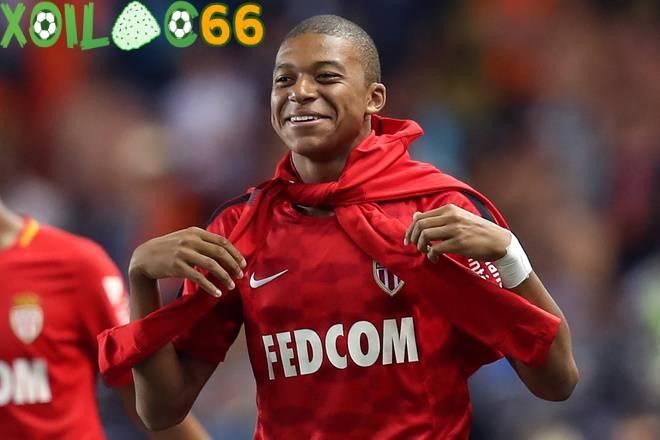 Kylian Mbappe hồi còn khoác áo Monaco