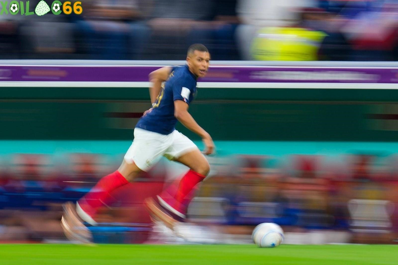 Tốc độ là điểm mạnh của Kylian Mbappe